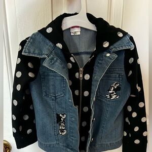 Disney Jr Minnie Jean Jacket Size 4